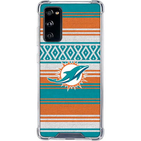 NFL Miami Dolphins Trailblazer Galaxy S20 FE Clear Case